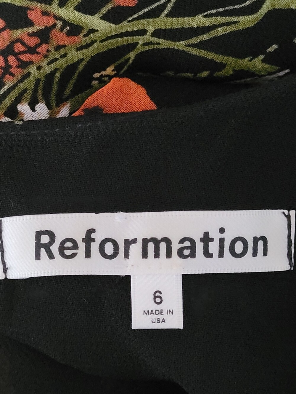REFORMATION LEDGER DRESS ROBYN FLORAL PRINT - Picture 6 of 8